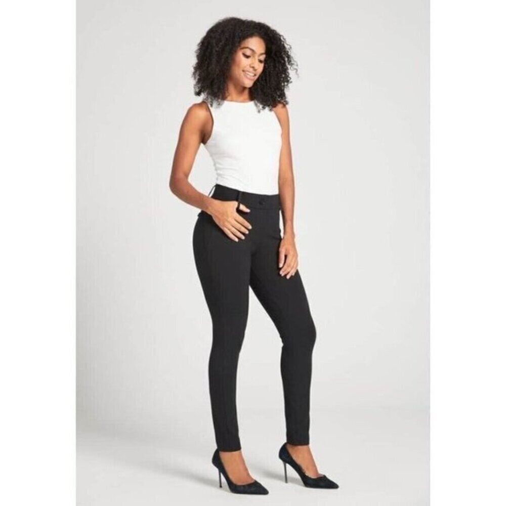 Betabrand Womens Black  Pull on Dress yoga  Pants Size Small